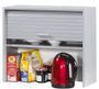 Rangement mural de cuisine à rideau KUMA 60 cm – Meuble petit-déjeuner suspendu