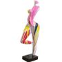 Sculpture femme polyrésine multicolore Hazel