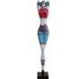 Sculpture femme polyrésine multicolore Kristen