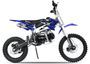 SKY 125cc deluxe bleu 17/14 pouces boite mécanique 4 temps Dirt Bike