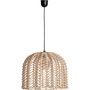 Suspension plissée en rotin LOZANE – Élégance naturelle & esprit Art Déco