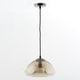 Suspension verre ambré Leroi D 30 x H 18 cm