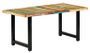 Table à manger bois de récupération et pieds métal noir en H Ledor 180 cm