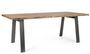 Table à manger DENIA - Bois massif d'acacia & pieds acier gris