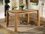 Table à manger en bois de chêne massif Ritza 160 cm