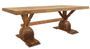 Table à manger en bois massif naturel vernis mat Kylio 200 cm