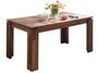 Table à manger extensible 160/200 cm chêne rustique Koryne