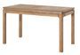 Table à manger extensible 160 à 250 cm en bois de chêne rustique Manky