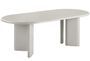 Table à manger ovale NAGANO 220 cm – Bois grège