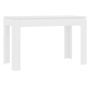 Table à manger rectangulaire bois blanc Jonan 120 cm