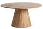 Table à manger ronde KEZA – L'authenticité du bois massif sublimée