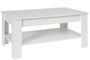 Table basse 2 niveaux blanc mat Koryne L 110 x H 49 x P 67 cm