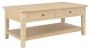 Table basse 2 tiroirs bois et paulownia clair Carla