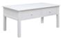 Table basse 2 tiroirs paulownia et peuplier blanc Maho
