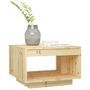 Table basse 50x50x33,5 cm Bois de sapin massif