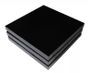 Table basse carrée 3 étagères noir blanc brillant Venti