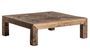 Table basse carrée bois massif recyclé Wader 100 cm
