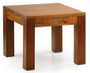 Table basse carrée en bois d'acajou massif 1 tiroir FALKANE 60 cm