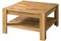 Table basse carrée en bois de chêne massif Ritza 70 cm