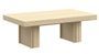 Table basse moderne rectangulaire chêne clair Italino 120 cm