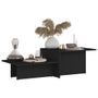 Table basse Noir 111,5x50x33 cm