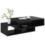 Table basse Noir brillant 105x55x32 cm