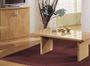 Table basse rectangulaire bois beige mat Nael