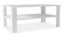 Table basse rectangulaire bois blanc Dimer 100 cm