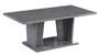 Table basse rectangulaire bois gris effet marbre vernis Botela 120 cm
