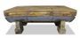 Table basse rectangulaire bois massif recyclé et métal galvanisé Pury