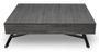 Table basse relevable et extensible bois gris vintage Sunda L 120/155/190 x H 40/75 x P 80 cm