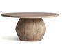 Table basse ronde bois massif clair JACQUARD Ø90 cm – Design estudi{H}ac