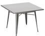 Table carrée en métal SALONA 80x80 cm – Intérieur ou extérieur