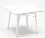 Table carrée en métal SALONA 80x80 cm – Intérieur ou extérieur