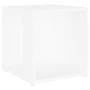 Table d'appoint Blanc 33x33x34,5 cm