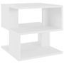 Table d'appoint Blanc 40x40x40 cm