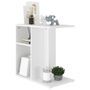 Table d'appoint Blanc 50x30x50 cm