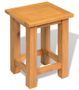 Table d'appoint chêne massif clair Odero H 37 cm