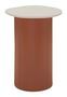Table d’appoint effet marbre design compact élégant Frankfurt
