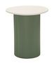Table d’appoint effet marbre design rainuré moderne Frankfurt