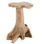 Table d'appoint en bois teck naturel Amy L 46.5 cm