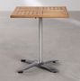 Table de bar carrée en bois Bruh 70 cm