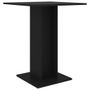 Table de bistro Noir 60x60x75 cm