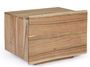 Table de chevet 2 tiroirs KERIA 60 cm - Bois massif d'acacia