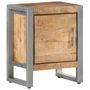 Table de chevet 40x30x50 cm Bois de manguier brut 5