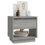 Table de chevet Sonoma gris 45x34x44 cm