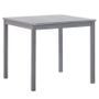 Table de jardin carrée pliable acacia massif gris Daiss 80 cm