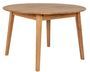 Table de salle à manger ronde extensible en Chêne METZ 118 -158 cm