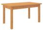 Table extensible 140/180 cm en bois clair de hêtre Komba