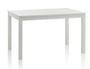 Table extensible 4 à 6 personnes L 130 cm à 170 cm mélaminé blanc Thali